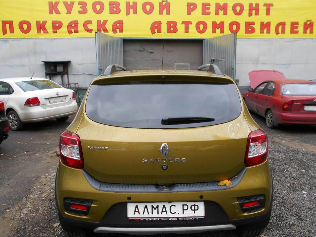 Покраска Renault Sandero | Рено Сандеро | Москва ВАО | Алмас